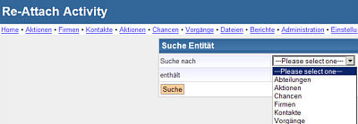 xrms Aktionen - Anhängen