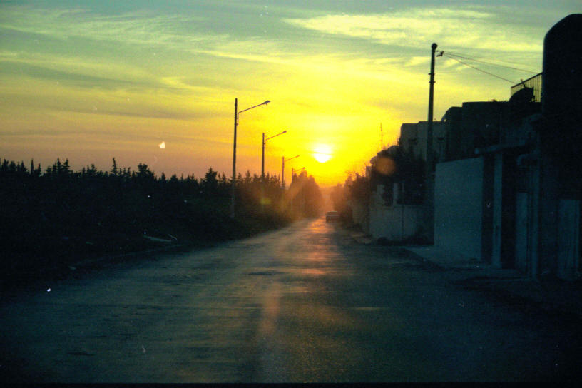 Sonnenuntergang in Gammarth