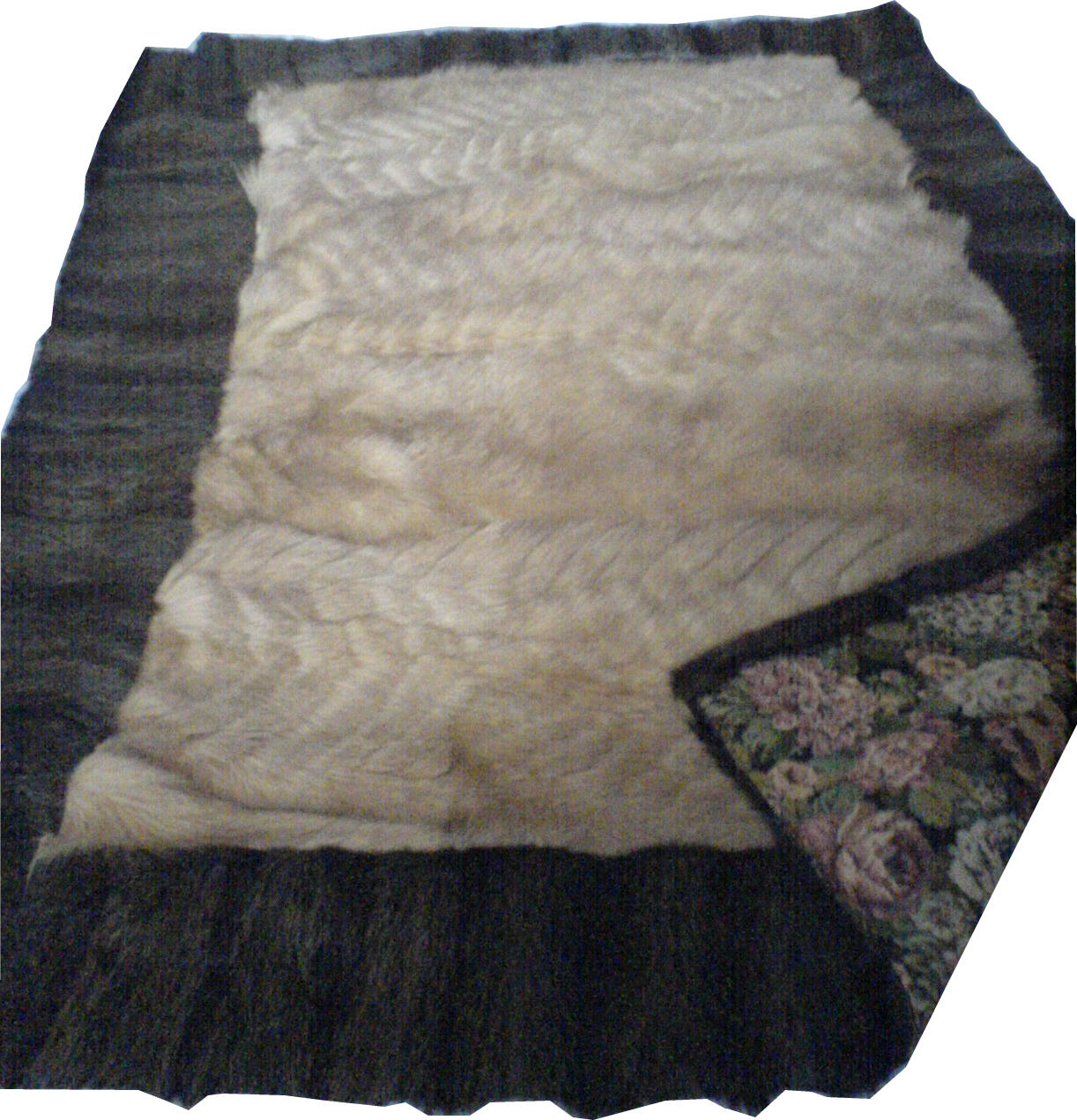 Pelzdecke Nr1 von vorn