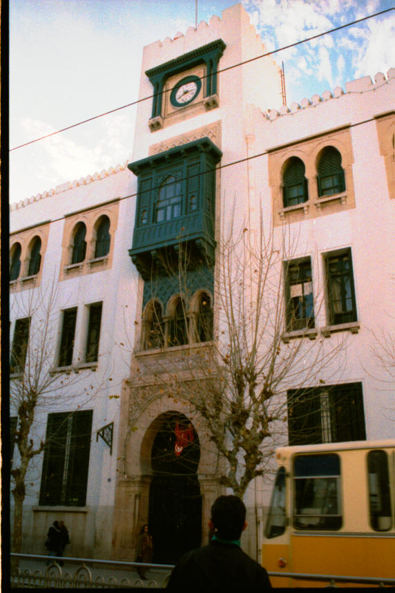 Fassade in Lafayette in Tunis