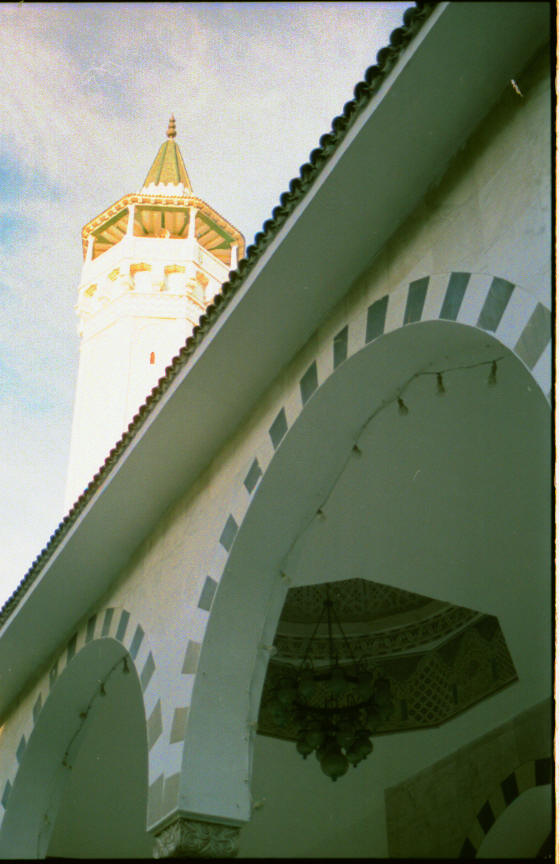 Die Moschee im Stadtteil Lafayette in Tunis