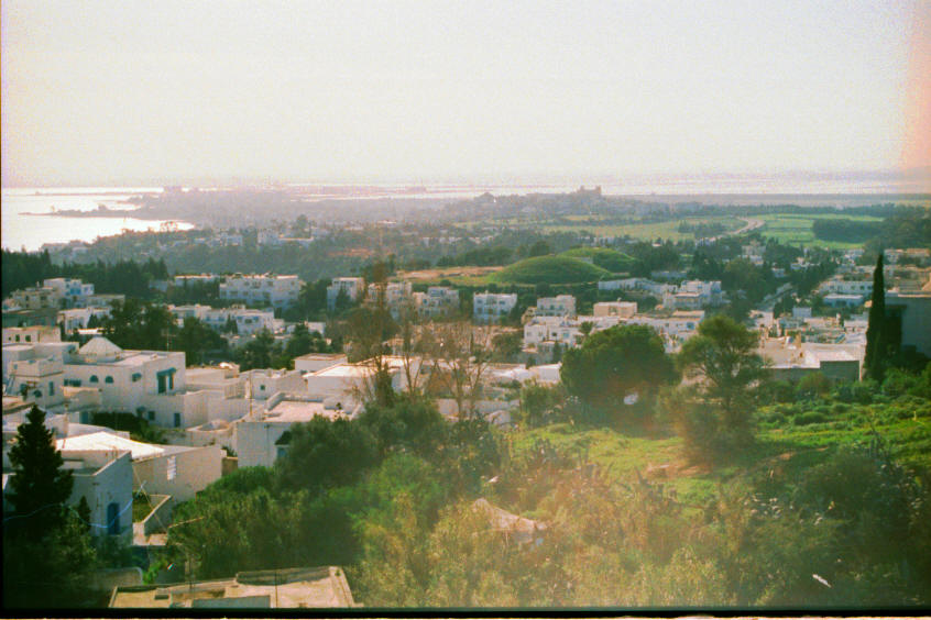 Blick vom Leuchtturm von Sidi Bou Said