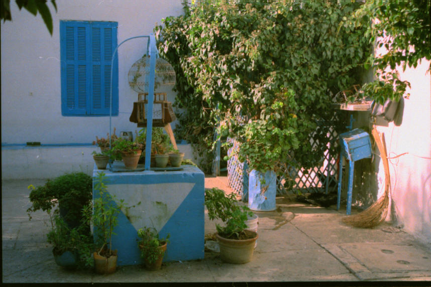 Der Garten des Leuchtturms von Sidi Bou Said