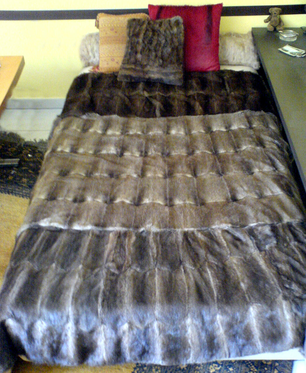 Pelzdecke Nr. 21 Bisam