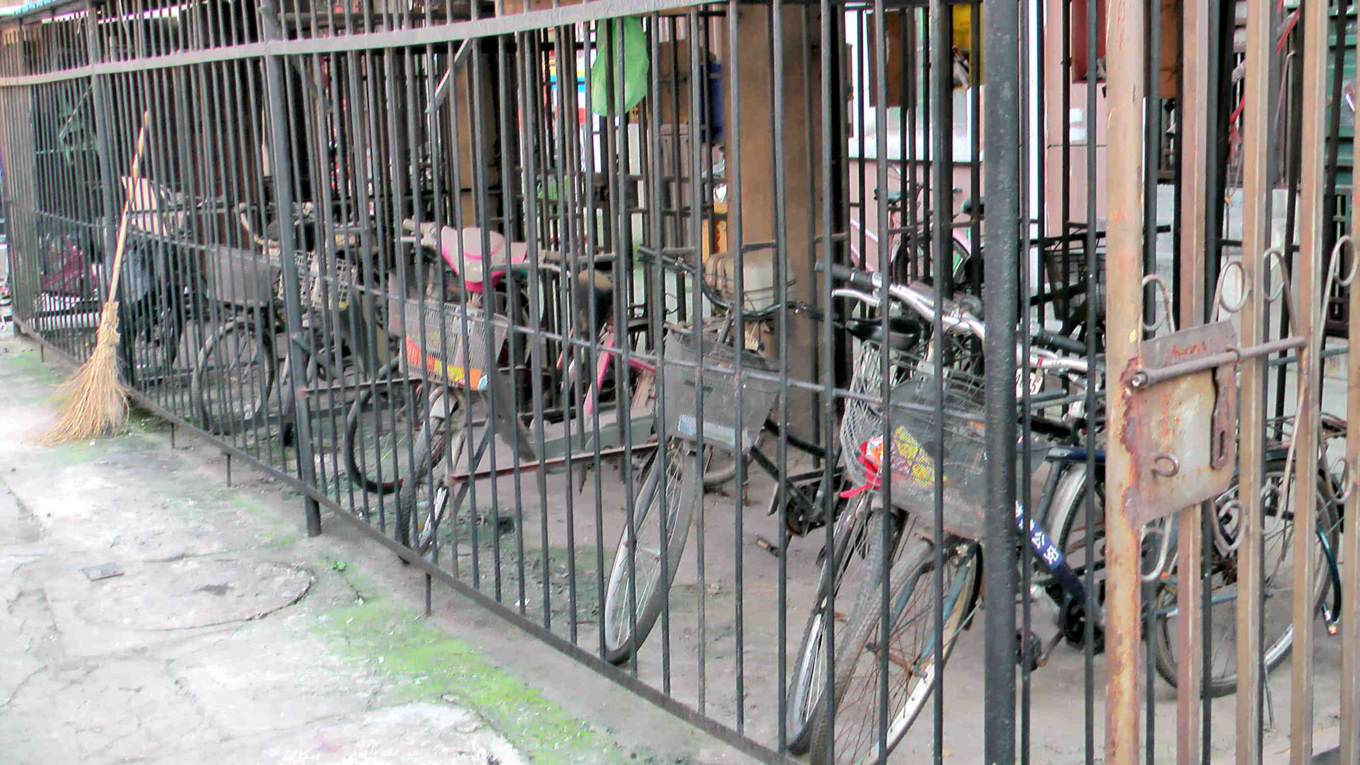 Fahrradknast in Nanjing, China